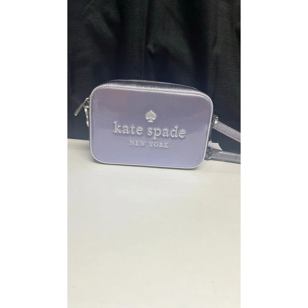 Kate Spade metallic Purple Crossbody